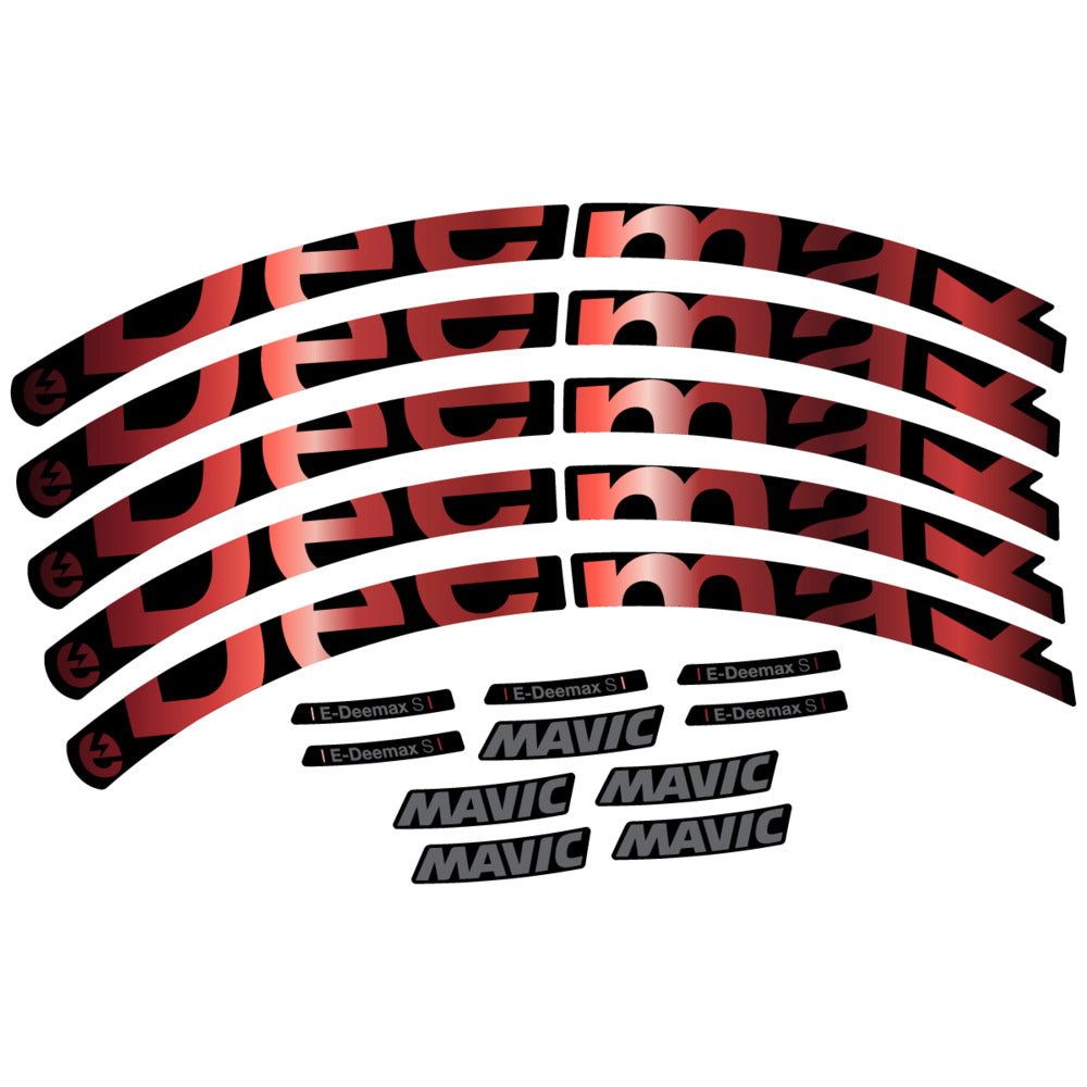 Decal for Mavic E-Deemax S 2025, Mountain Wheel, bike sticker vinyl