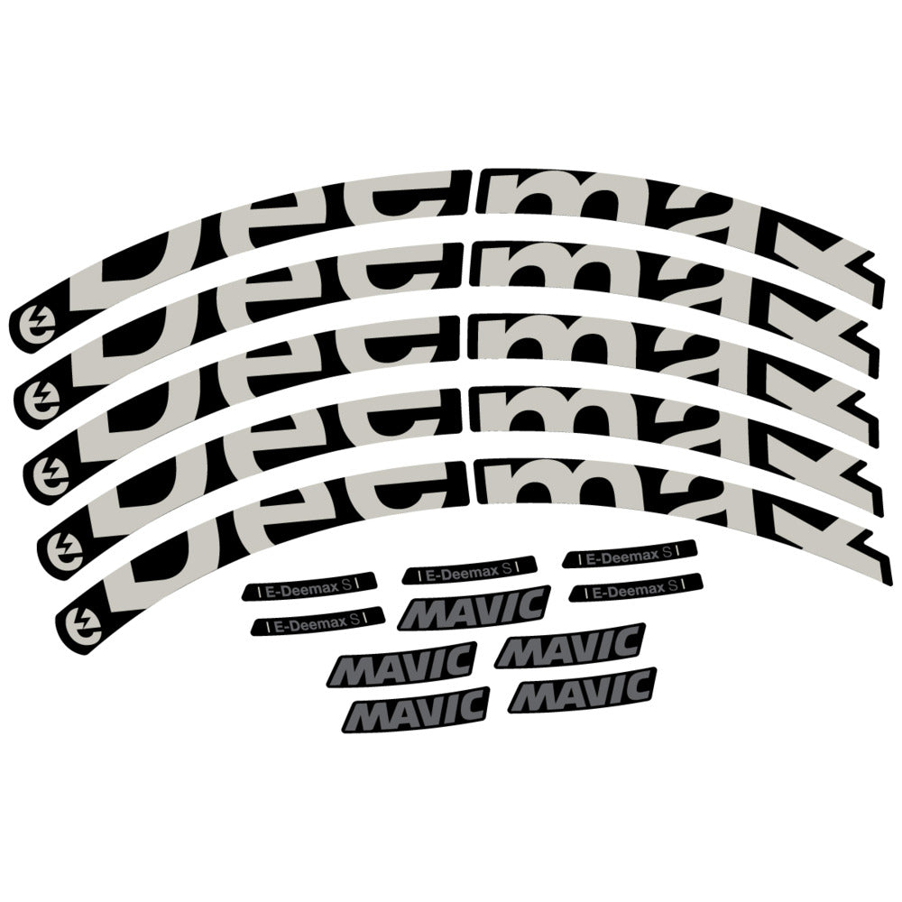 Decal for Mavic E-Deemax S 2025, Mountain Wheel, bike sticker vinyl