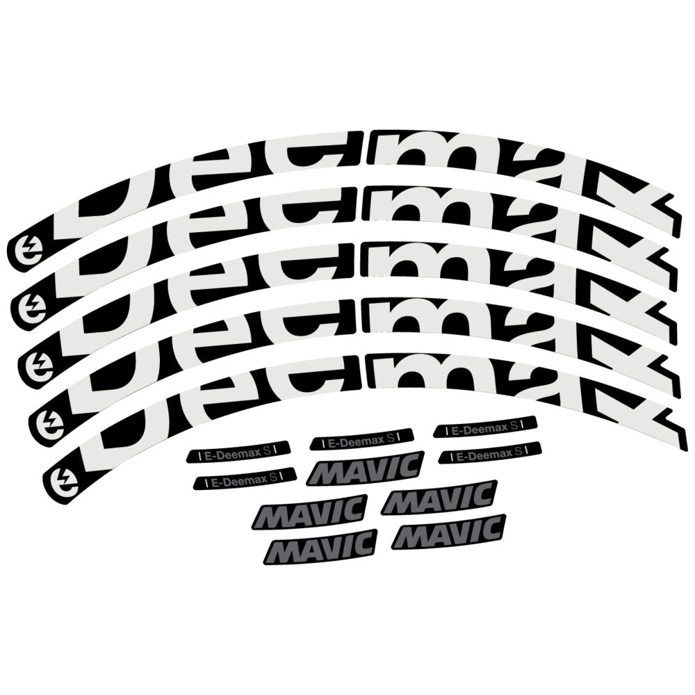 Decal for Mavic E-Deemax S 2025, Mountain Wheel, bike sticker vinyl