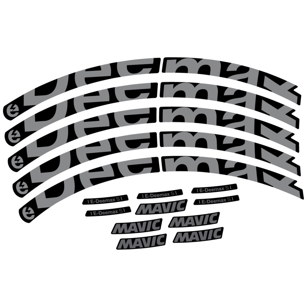 Decal for Mavic E-Deemax S 2025, Mountain Wheel, bike sticker vinyl