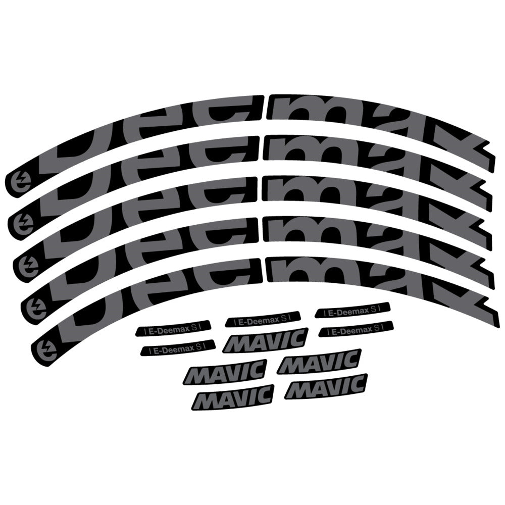 Decal for Mavic E-Deemax S 2025, Mountain Wheel, bike sticker vinyl