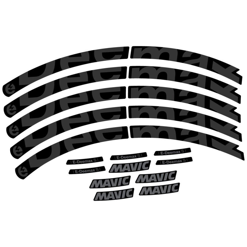 Decal for Mavic E-Deemax S 2025, Mountain Wheel, bike sticker vinyl