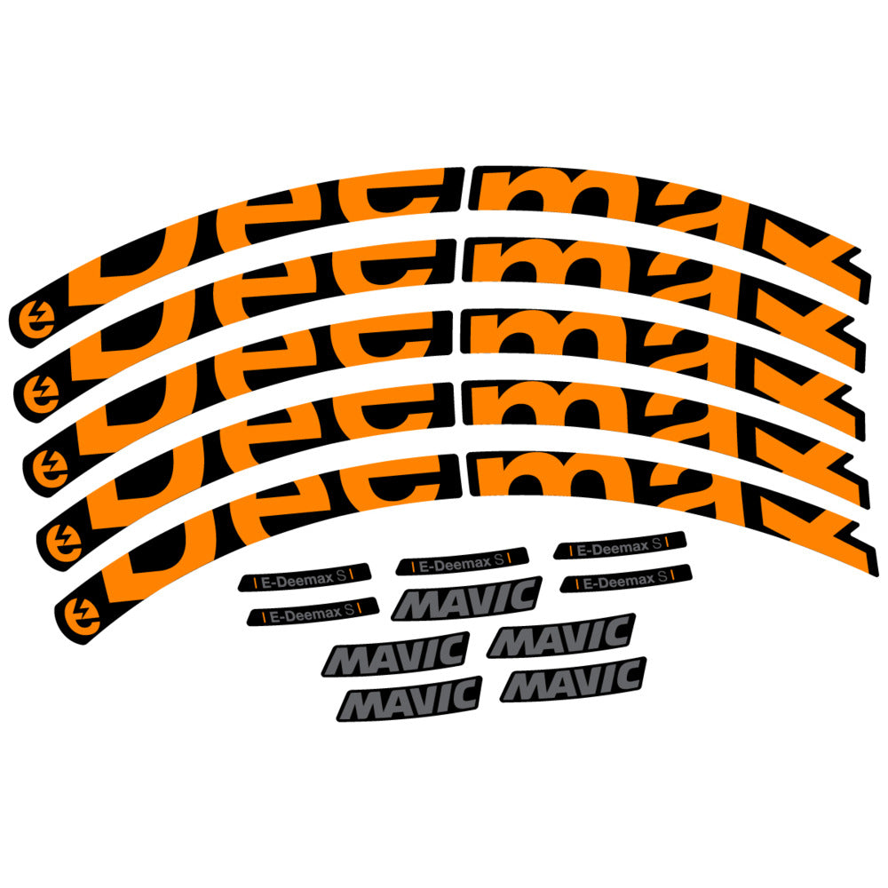 Decal for Mavic E-Deemax S 2025, Mountain Wheel, bike sticker vinyl