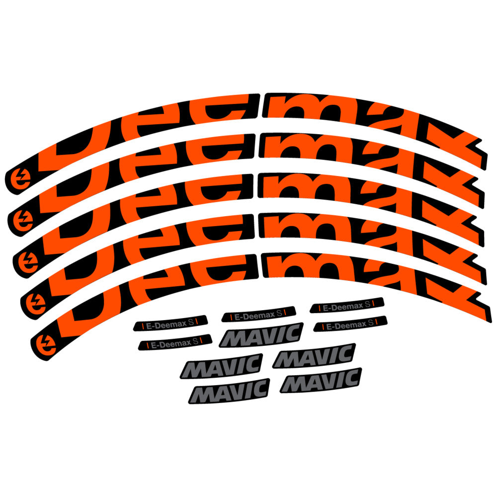 Decal for Mavic E-Deemax S 2025, Mountain Wheel, bike sticker vinyl