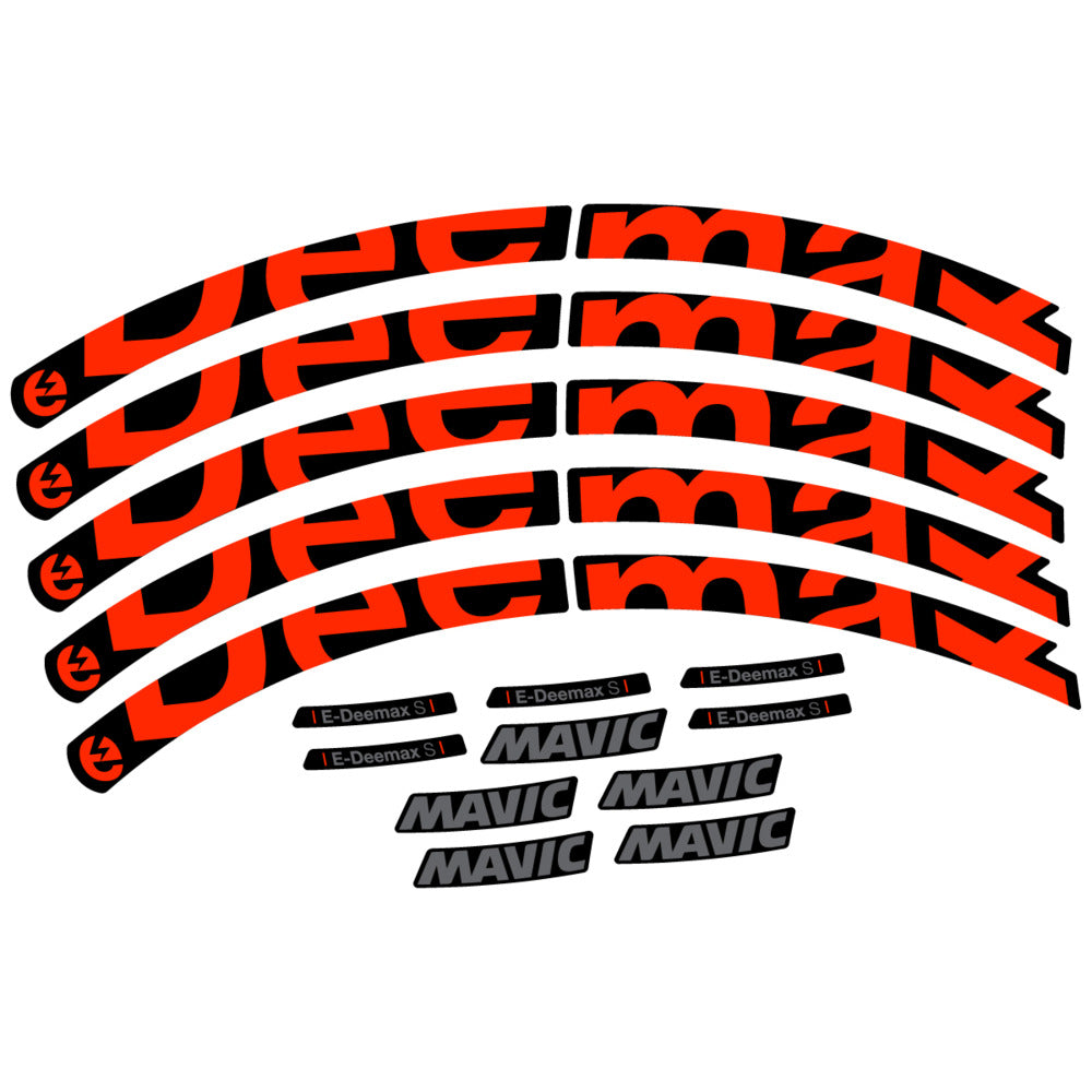 Decal for Mavic E-Deemax S 2025, Mountain Wheel, bike sticker vinyl
