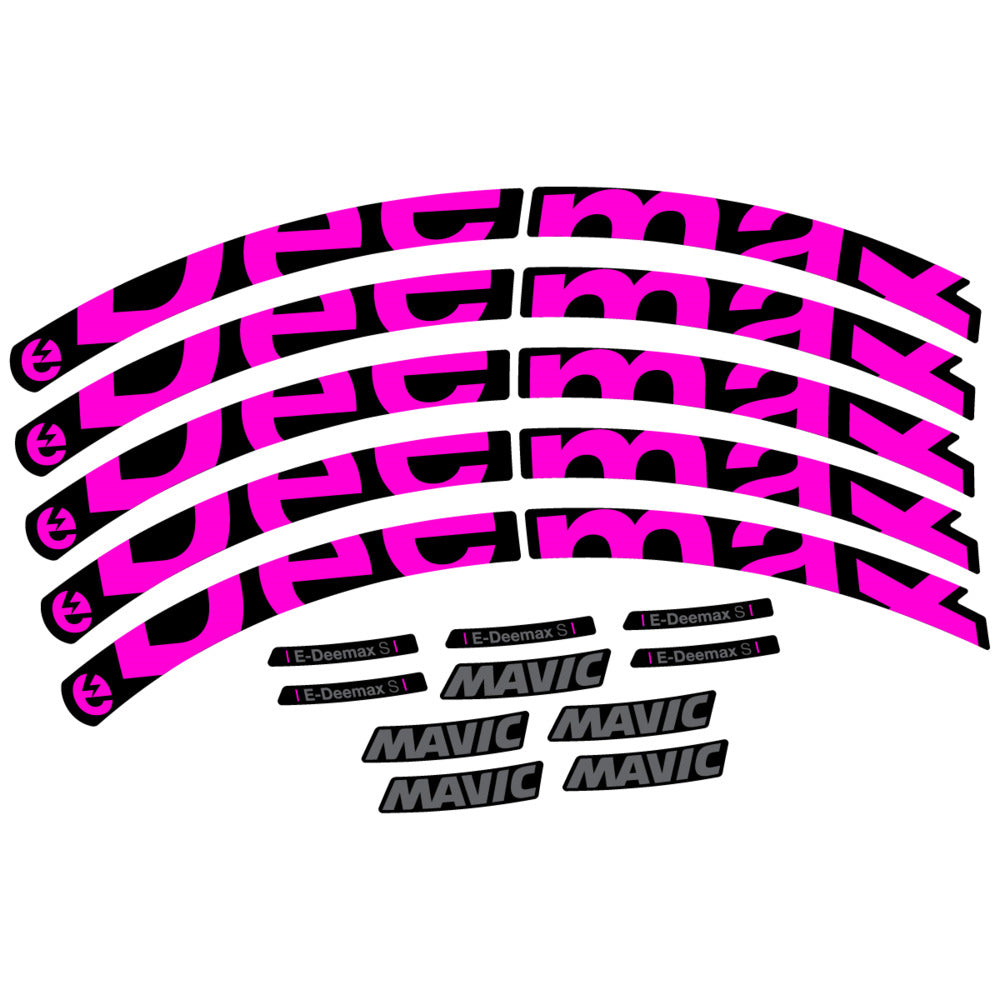 Decal for Mavic E-Deemax S 2025, Mountain Wheel, bike sticker vinyl