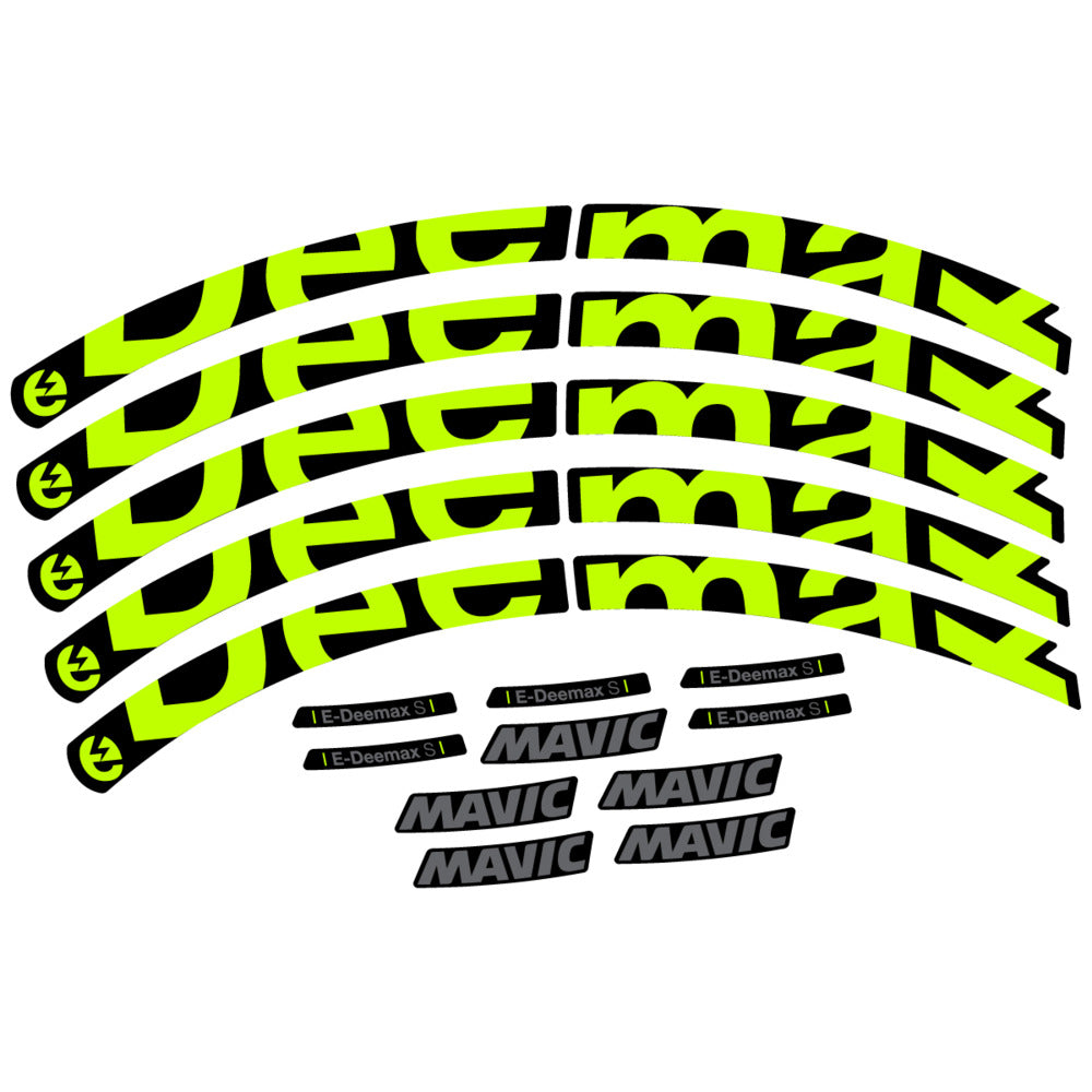 Decal for Mavic E-Deemax S 2025, Mountain Wheel, bike sticker vinyl