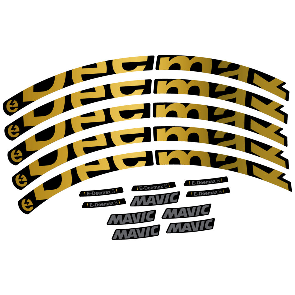 Decal for Mavic E-Deemax S 2025, Mountain Wheel, bike sticker vinyl