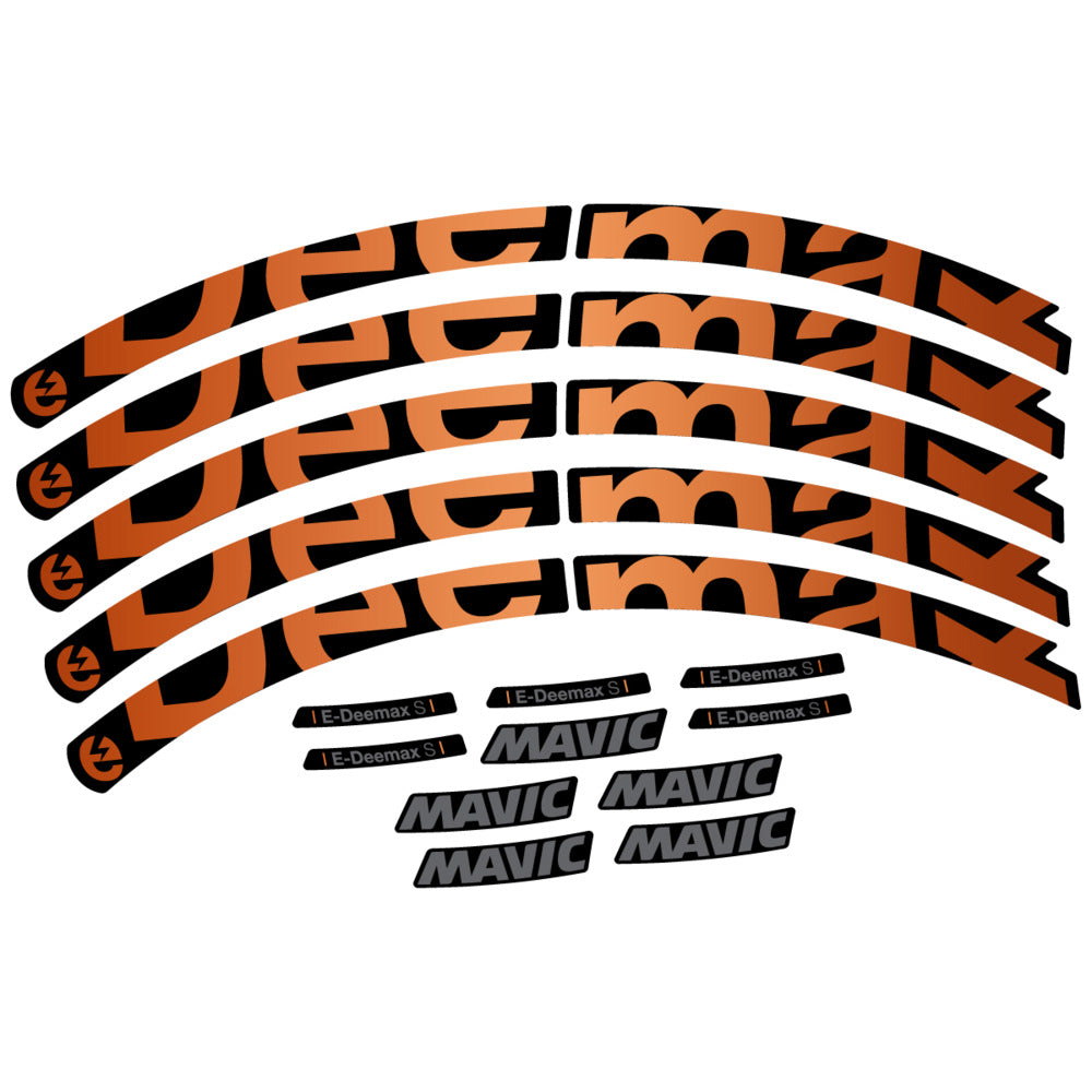 Decal for Mavic E-Deemax S 2025, Mountain Wheel, bike sticker vinyl