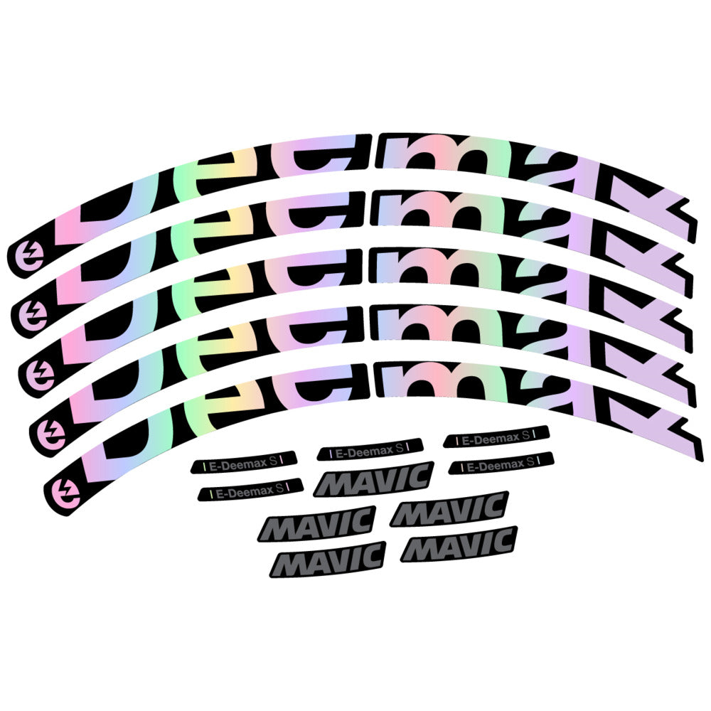 Decal for Mavic E-Deemax S 2025, Mountain Wheel, bike sticker vinyl