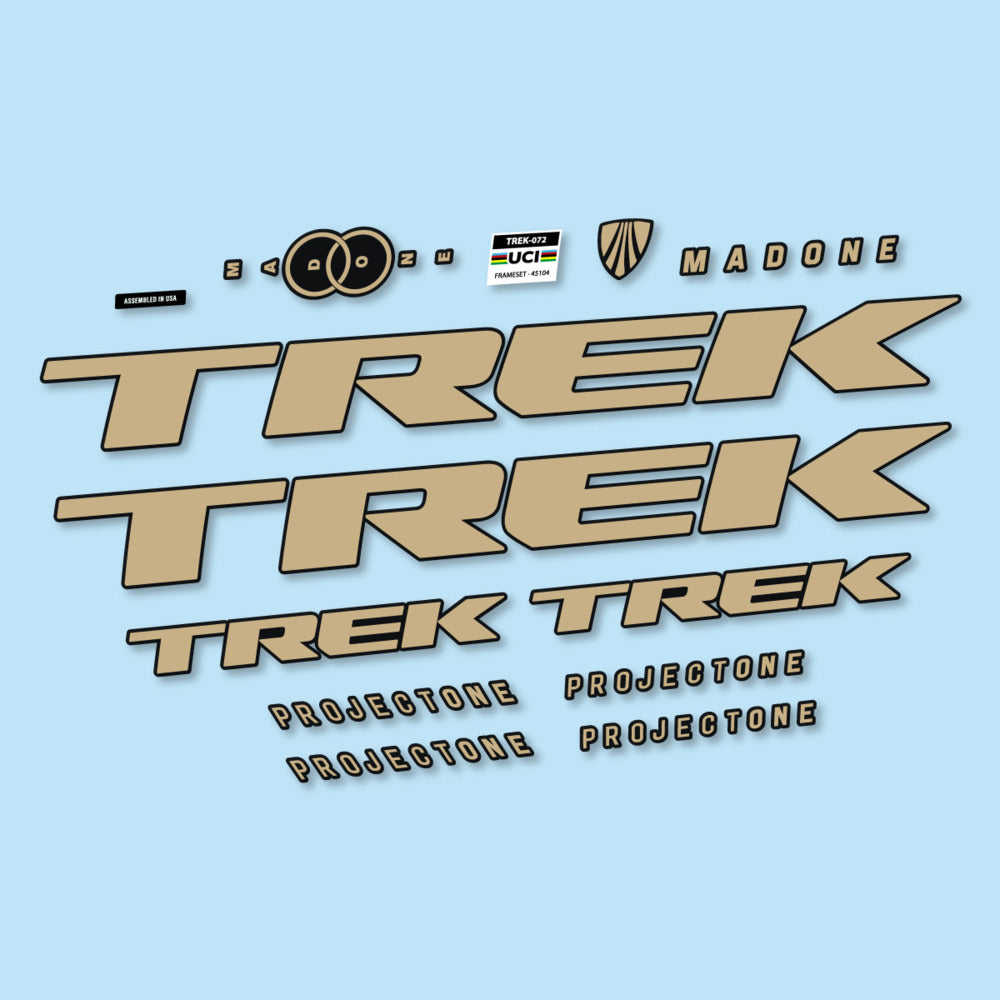 Stickers for Trek Madone SL y SLR Gen 8, Frame vinyl decals - Sand