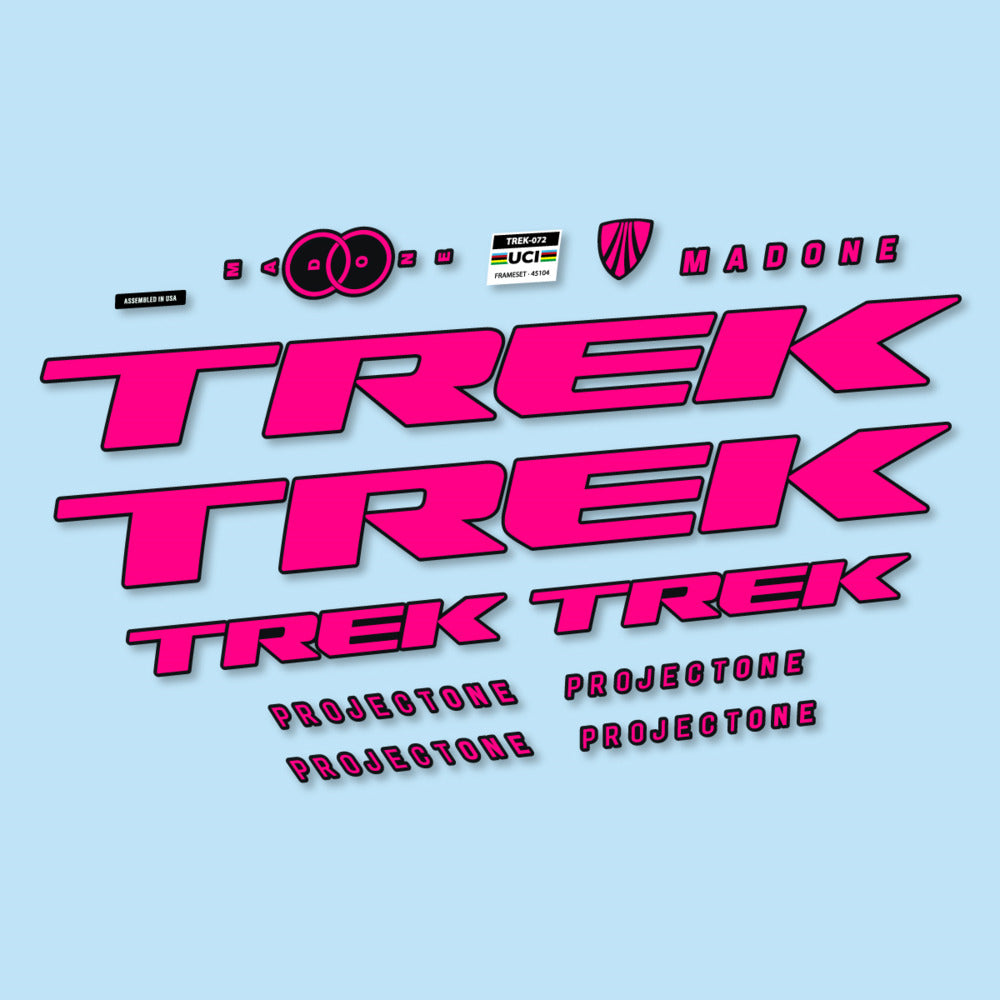 Stickers for Trek Madone SL y SLR Gen 8, Frame vinyl decals - Fuchsia