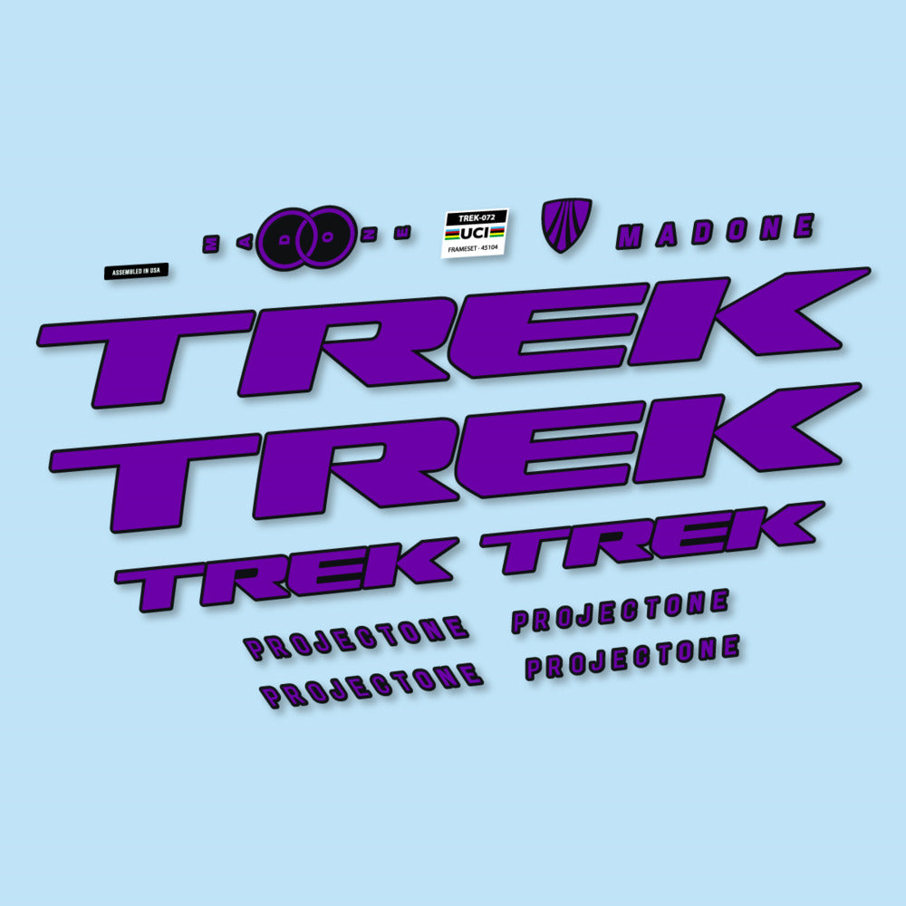 Stickers for Trek Madone SL y SLR Gen 8, Frame vinyl decals - Violet