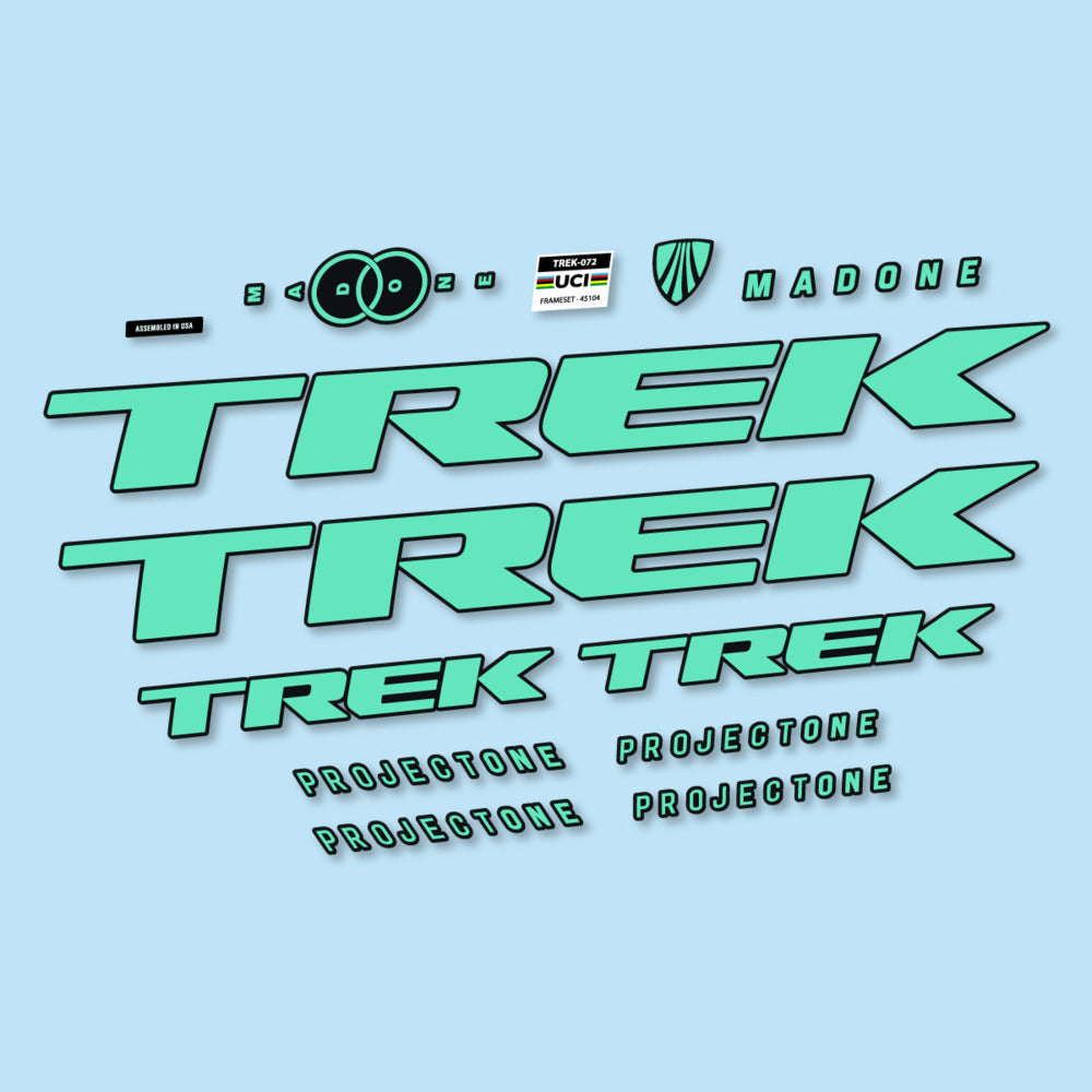 Stickers for Trek Madone SL y SLR Gen 8, Frame vinyl decals - Mint