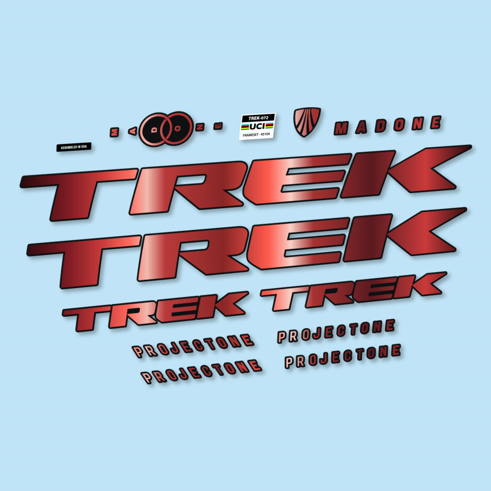 Stickers for Trek Madone SL y SLR Gen 8, Frame vinyl decals - Copper