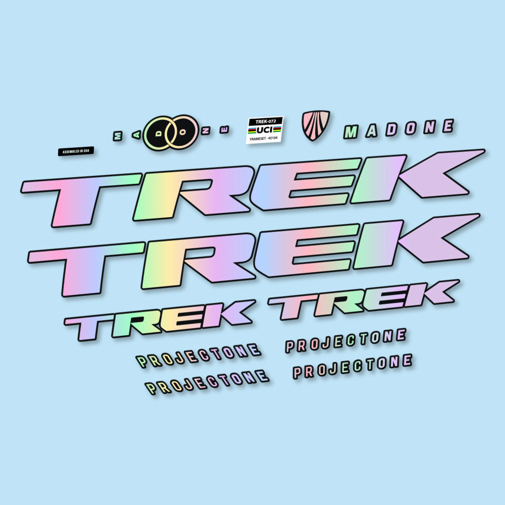 Stickers for Trek Madone SL y SLR Gen 8, Frame vinyl decals - Hollographic