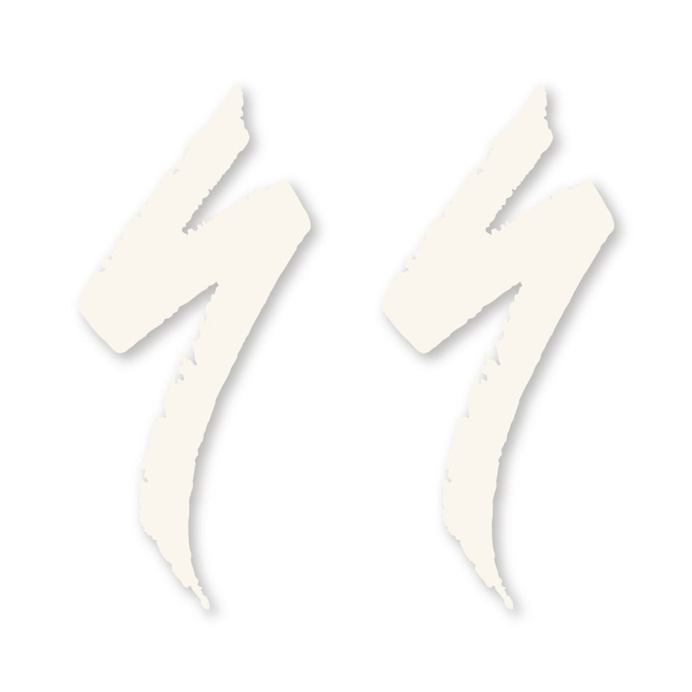 Stickers for Specialized Frame Logos vinyl decals - Bone White