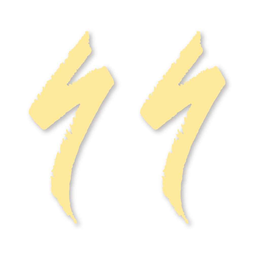 Stickers for Specialized Frame Logos vinyl decals - Cream