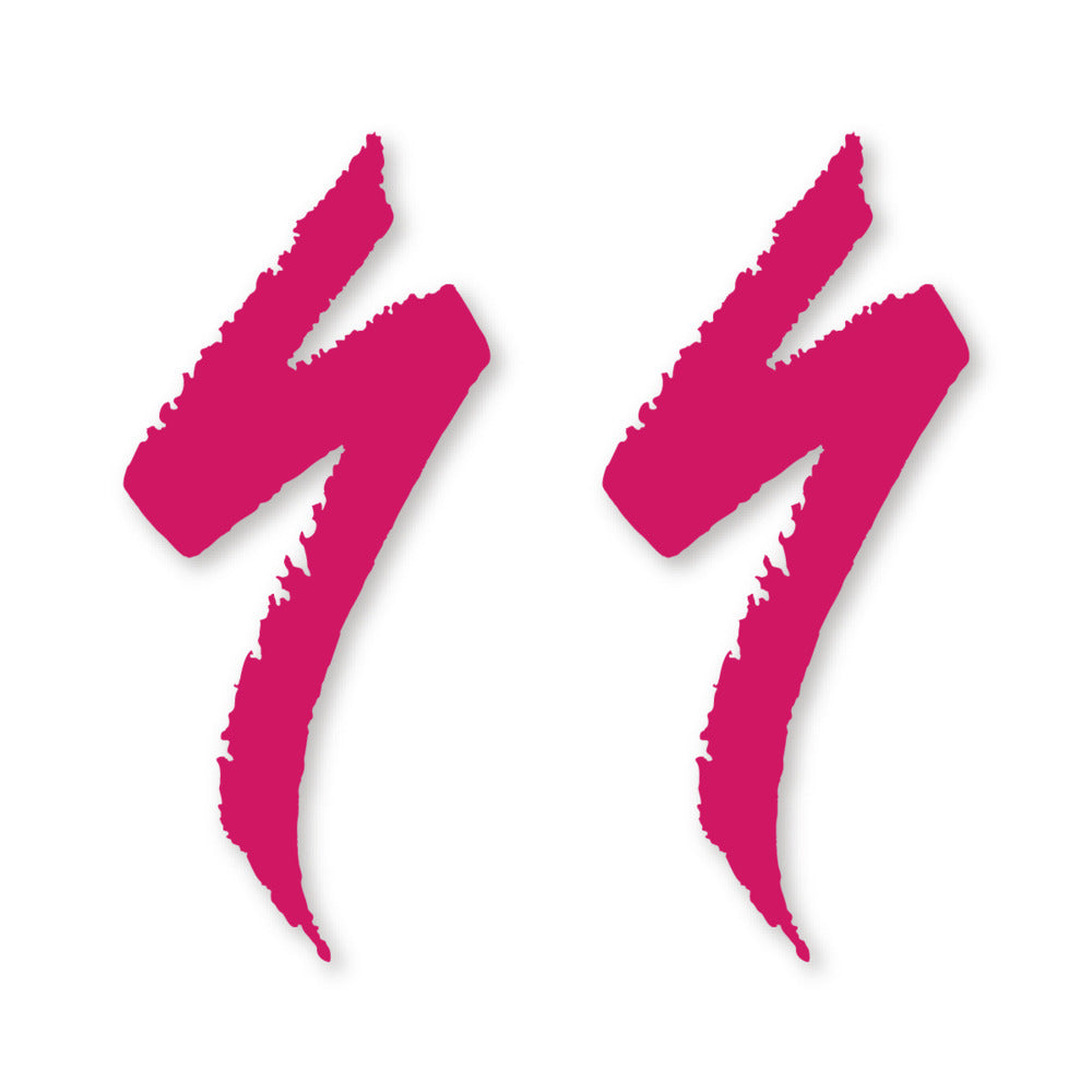Stickers for Specialized Frame Logos vinyl decals - Dark Pink