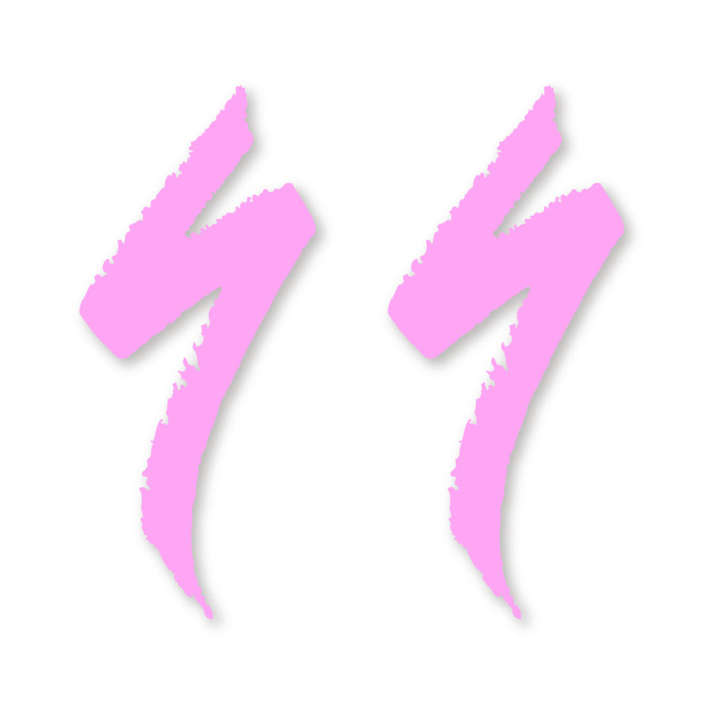 Stickers for Specialized Frame Logos vinyl decals - Light Lilac