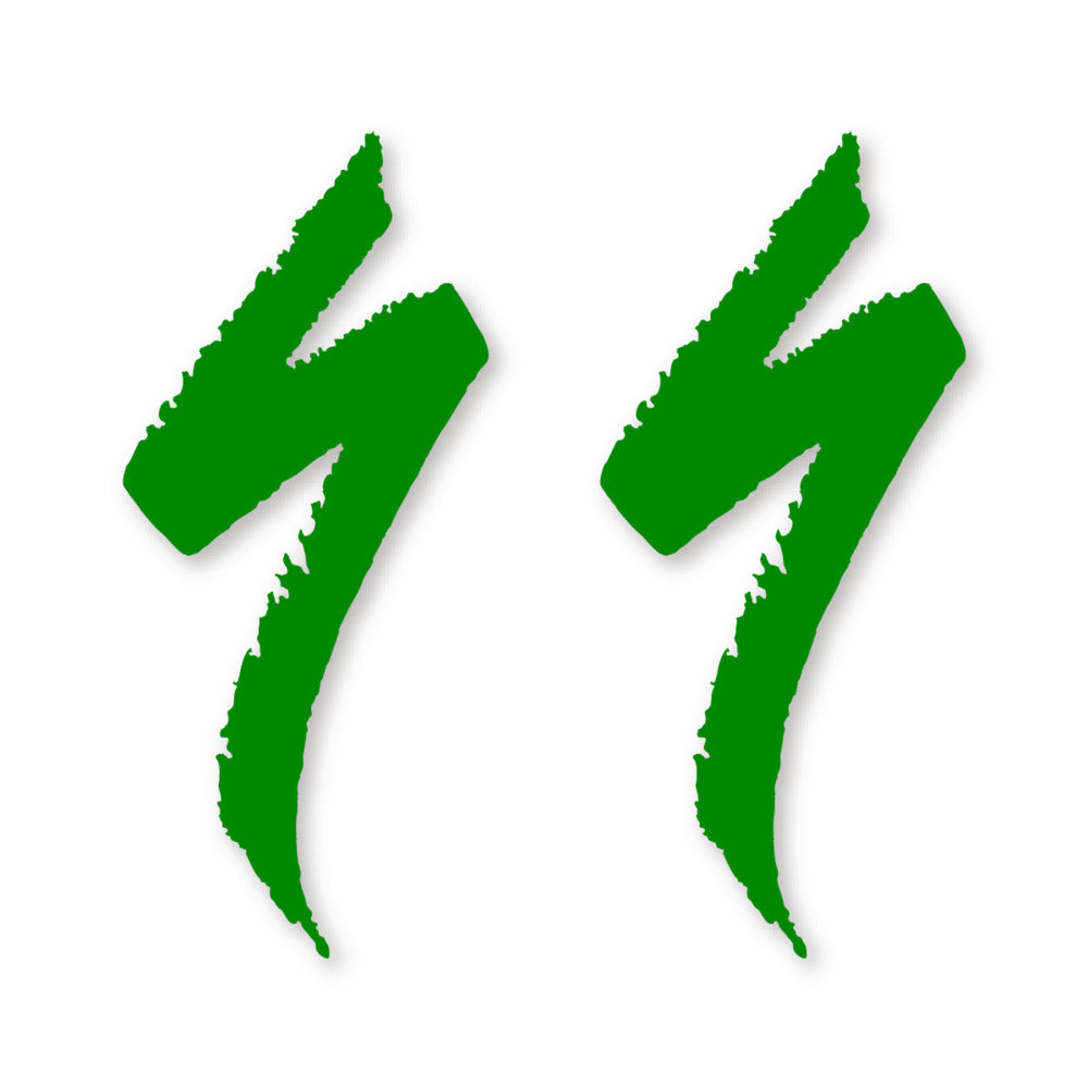 Stickers for Specialized Frame Logos vinyl decals - Medium Green