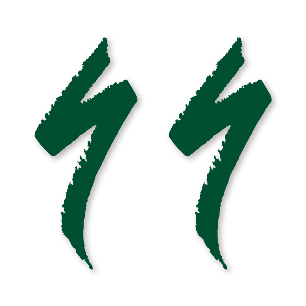Stickers for Specialized Frame Logos vinyl decals - Dark Green