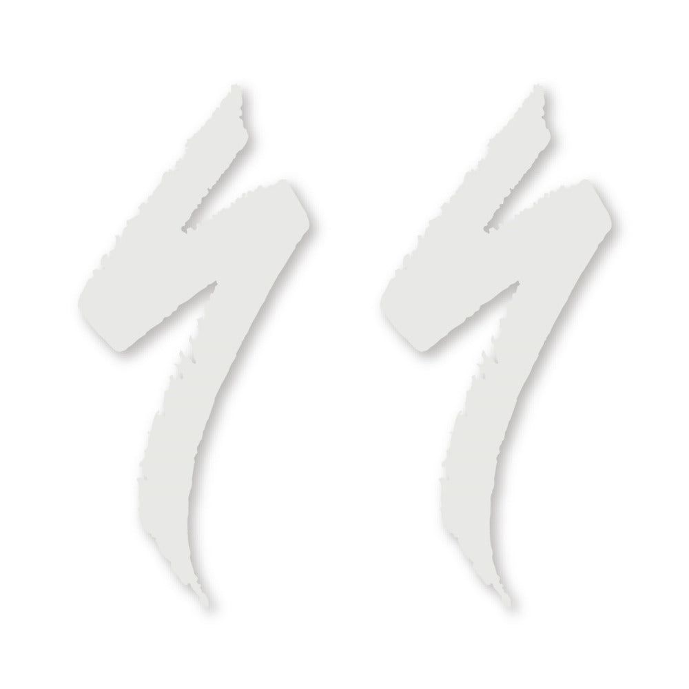 Stickers for Specialized Frame Logos vinyl decals - Pearl Grey
