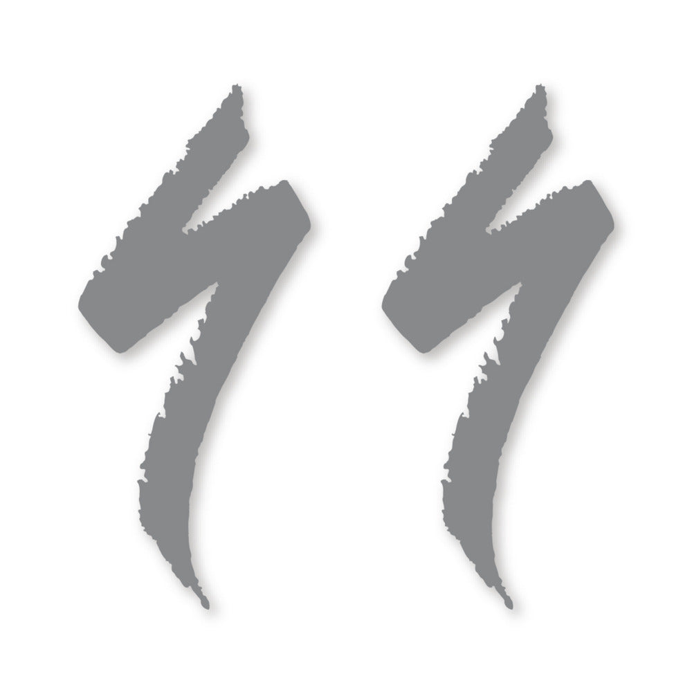 Stickers for Specialized Frame Logos vinyl decals - Traffic Grey