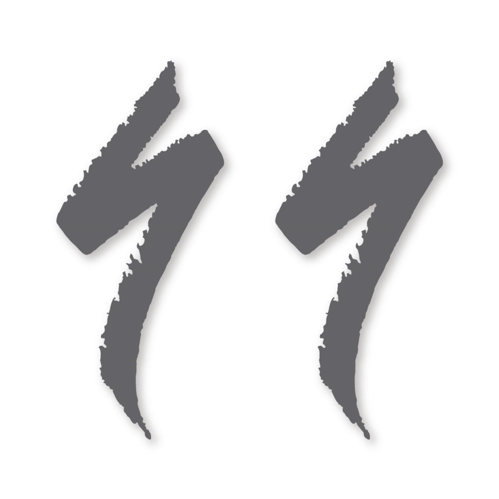 Stickers for Specialized Frame Logos vinyl decals - Medium Grey