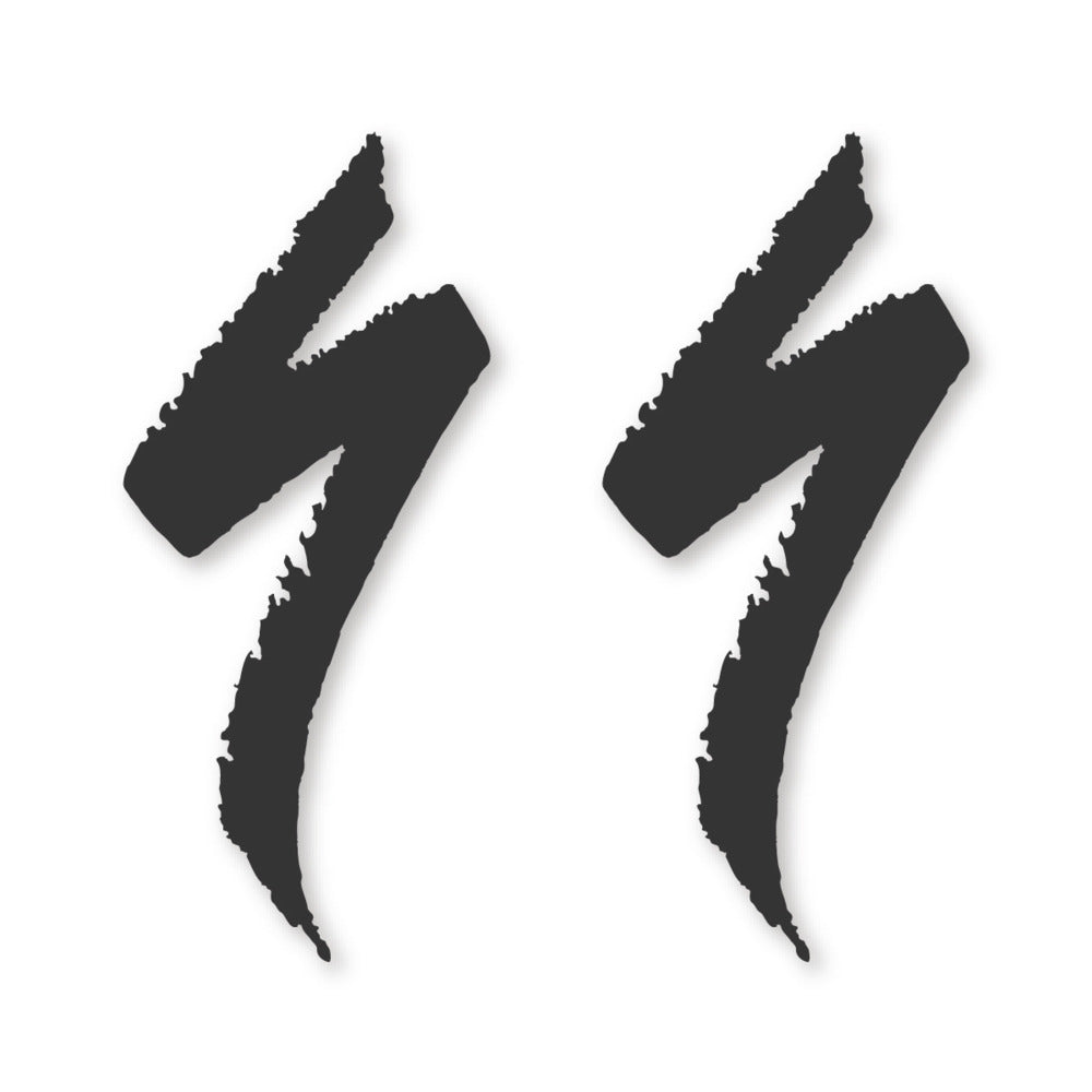 Stickers for Specialized Frame Logos vinyl decals - Very Dark Grey