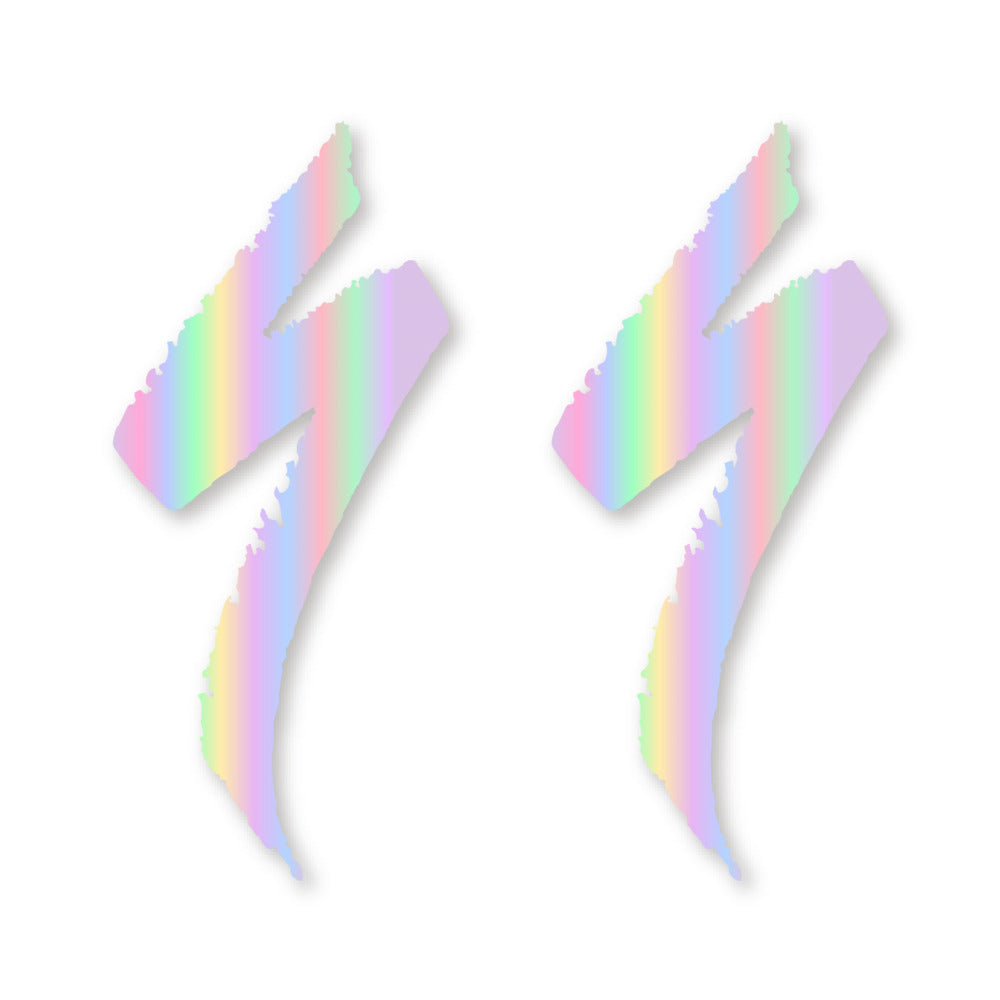 Stickers for Specialized Frame Logos vinyl decals - Hollographic