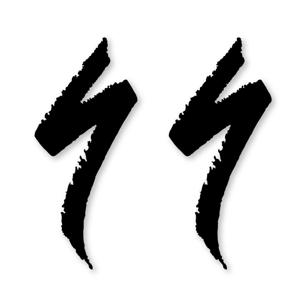 Stickers for Specialized Frame Logos vinyl decals - Black