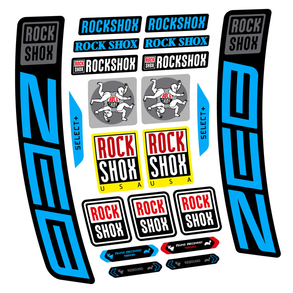 Decal RockShox ZEB Select+ 2027, Fork 29" 38mm, bike sticker vinyl