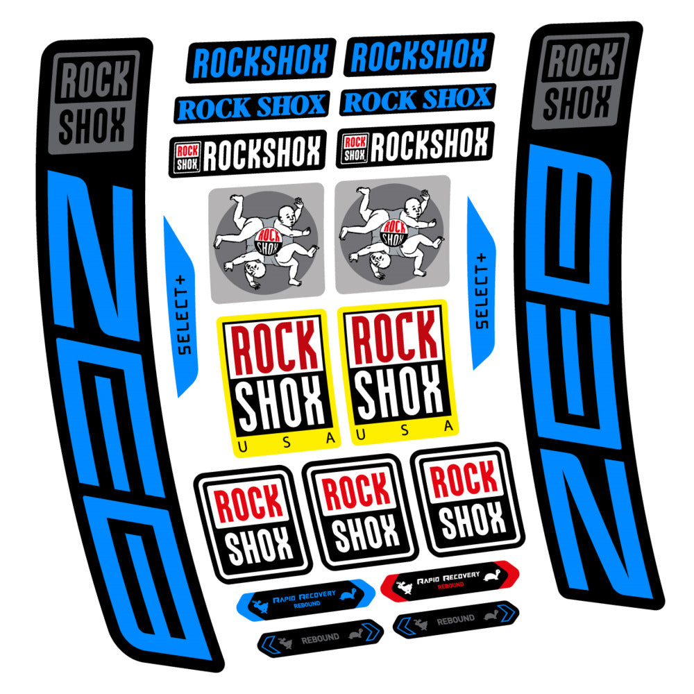 Decal RockShox ZEB Select+ 2027, Fork 29" 38mm, bike sticker vinyl