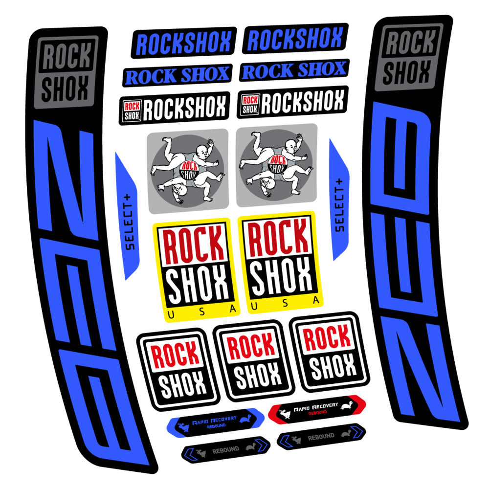 Decal RockShox ZEB Select+ 2027, Fork 29" 38mm, bike sticker vinyl