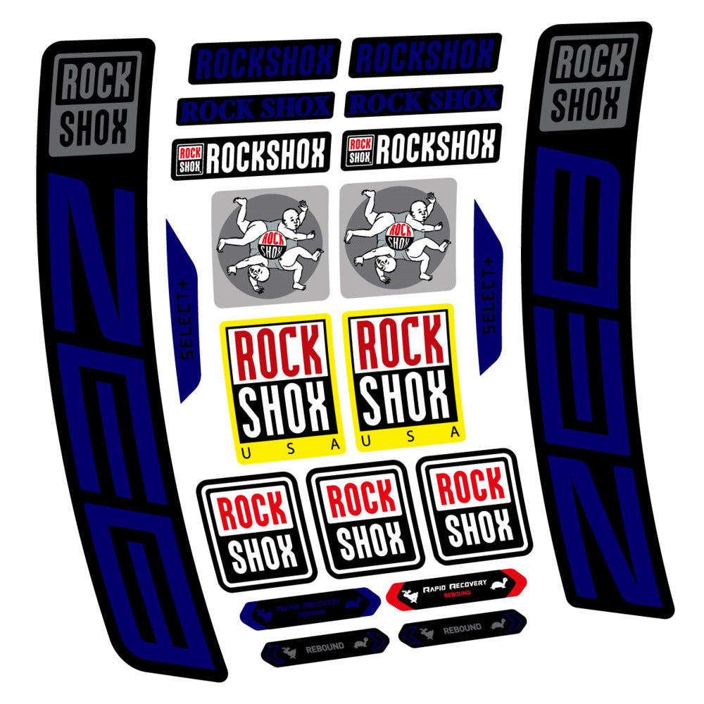 Decal RockShox ZEB Select+ 2027, Fork 29" 38mm, bike sticker vinyl