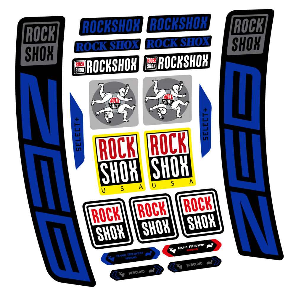 Decal RockShox ZEB Select+ 2027, Fork 29" 38mm, bike sticker vinyl