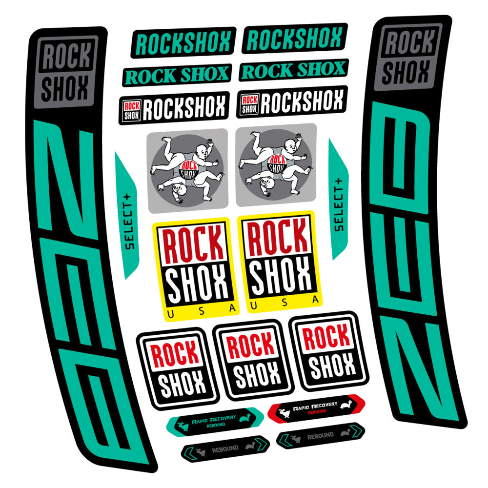 Decal RockShox ZEB Select+ 2027, Fork 29" 38mm, bike sticker vinyl
