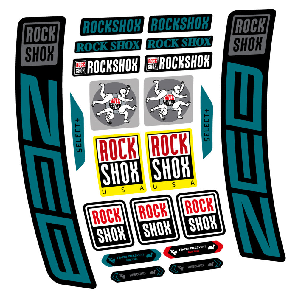 Decal RockShox ZEB Select+ 2027, Fork 29" 38mm, bike sticker vinyl