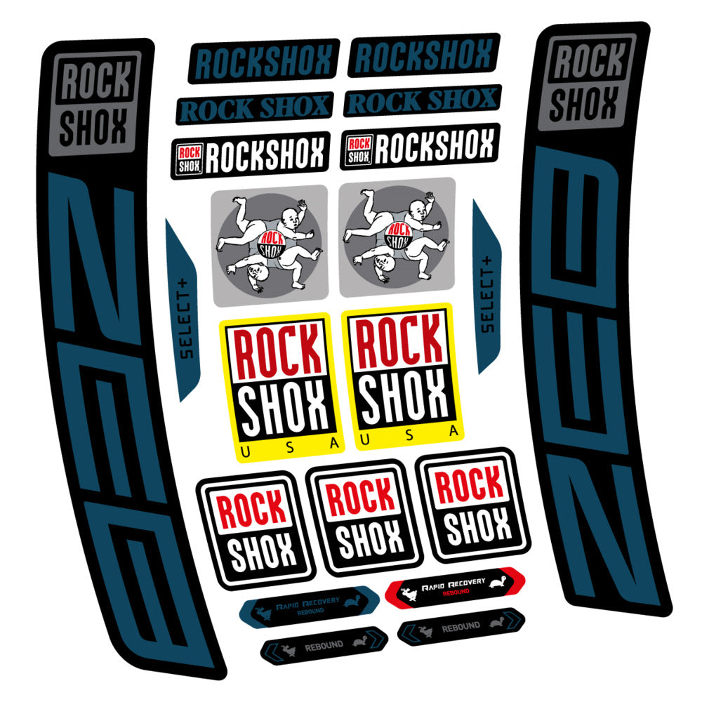 Decal RockShox ZEB Select+ 2027, Fork 29" 38mm, bike sticker vinyl