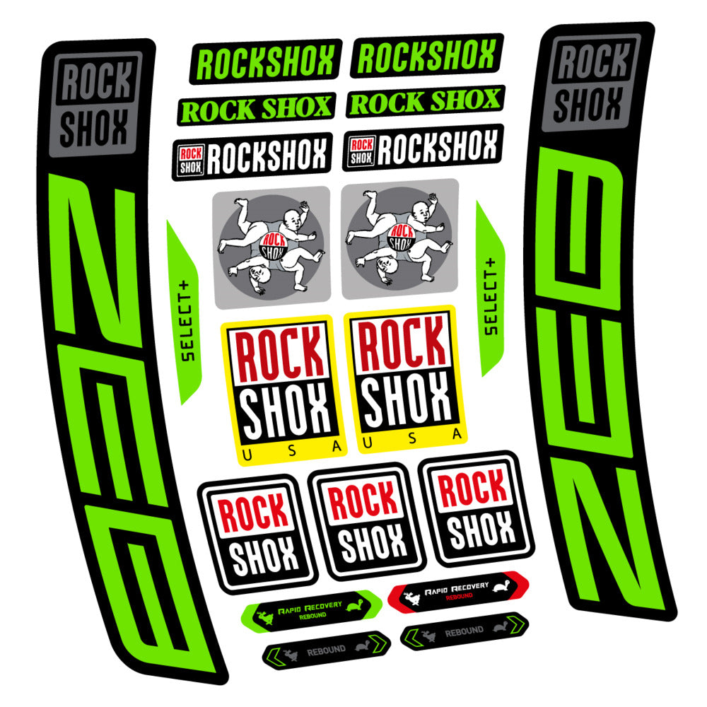 Decal RockShox ZEB Select+ 2027, Fork 29" 38mm, bike sticker vinyl