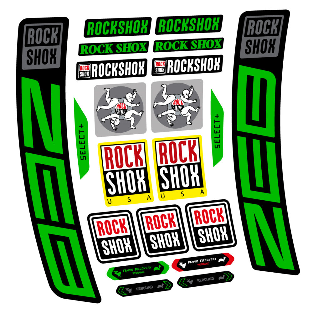Decal RockShox ZEB Select+ 2027, Fork 29" 38mm, bike sticker vinyl