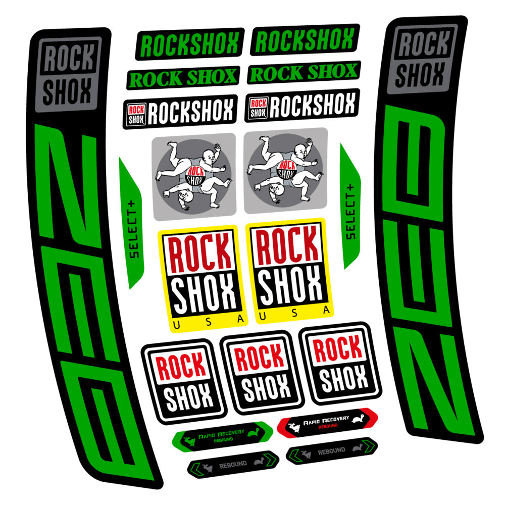 Decal RockShox ZEB Select+ 2027, Fork 29" 38mm, bike sticker vinyl