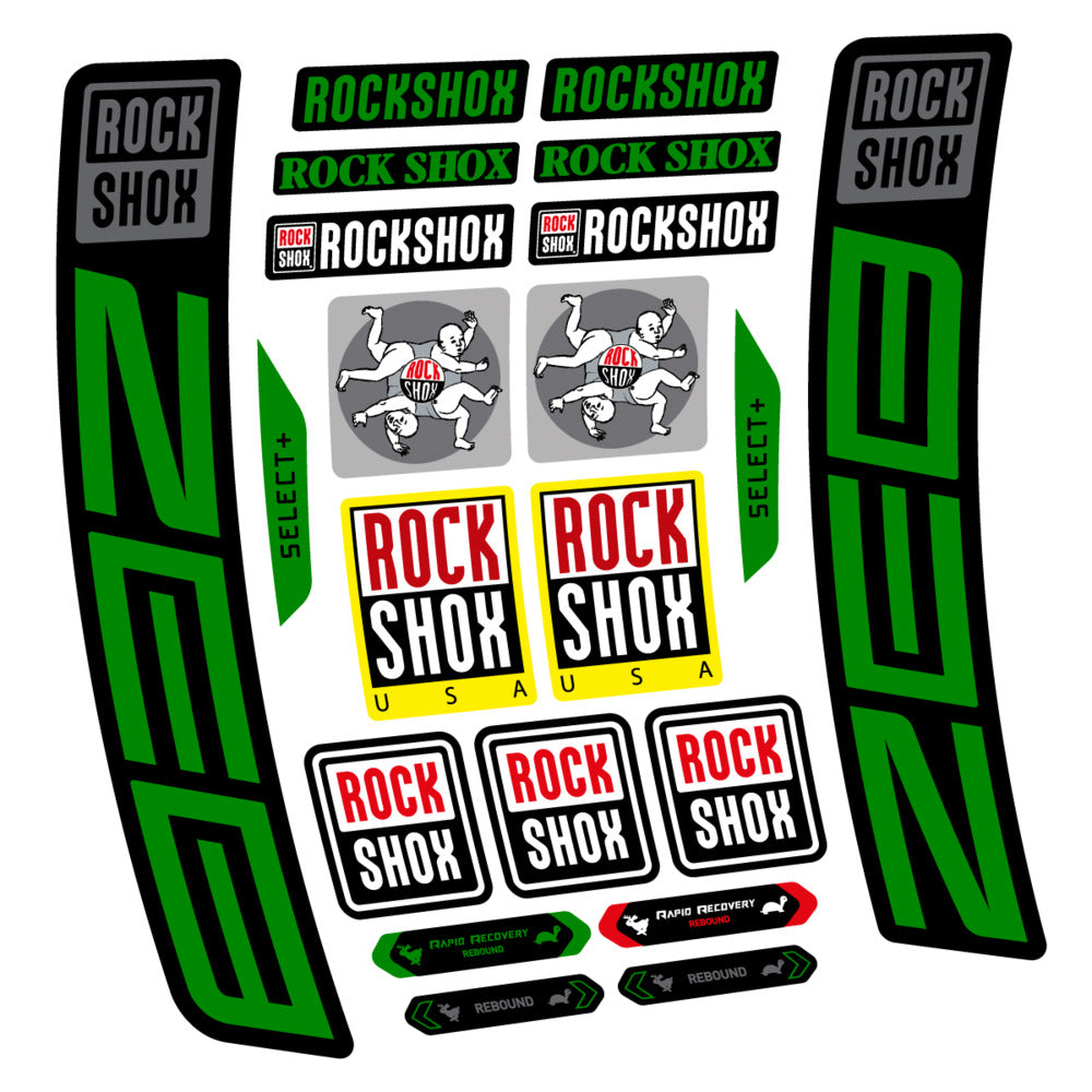 Decal RockShox ZEB Select+ 2027, Fork 29" 38mm, bike sticker vinyl
