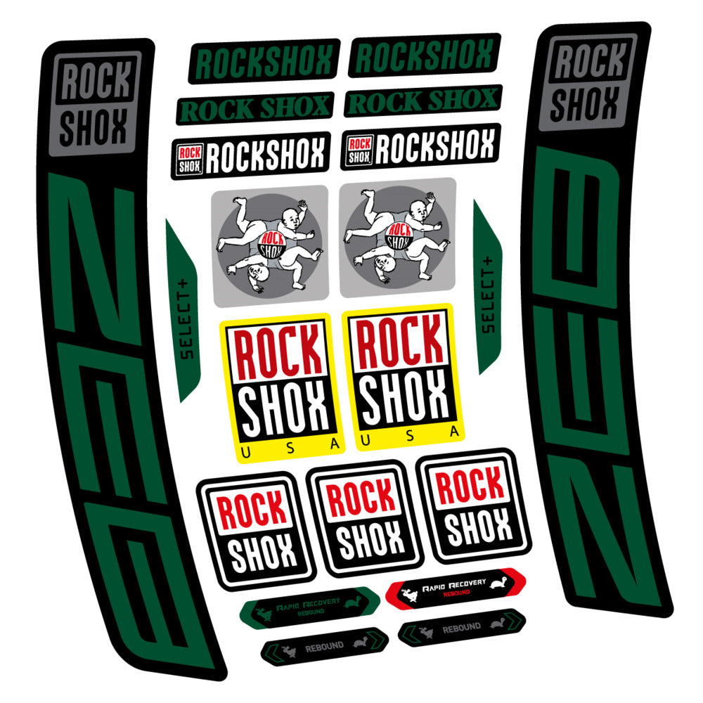 Decal RockShox ZEB Select+ 2027, Fork 29" 38mm, bike sticker vinyl