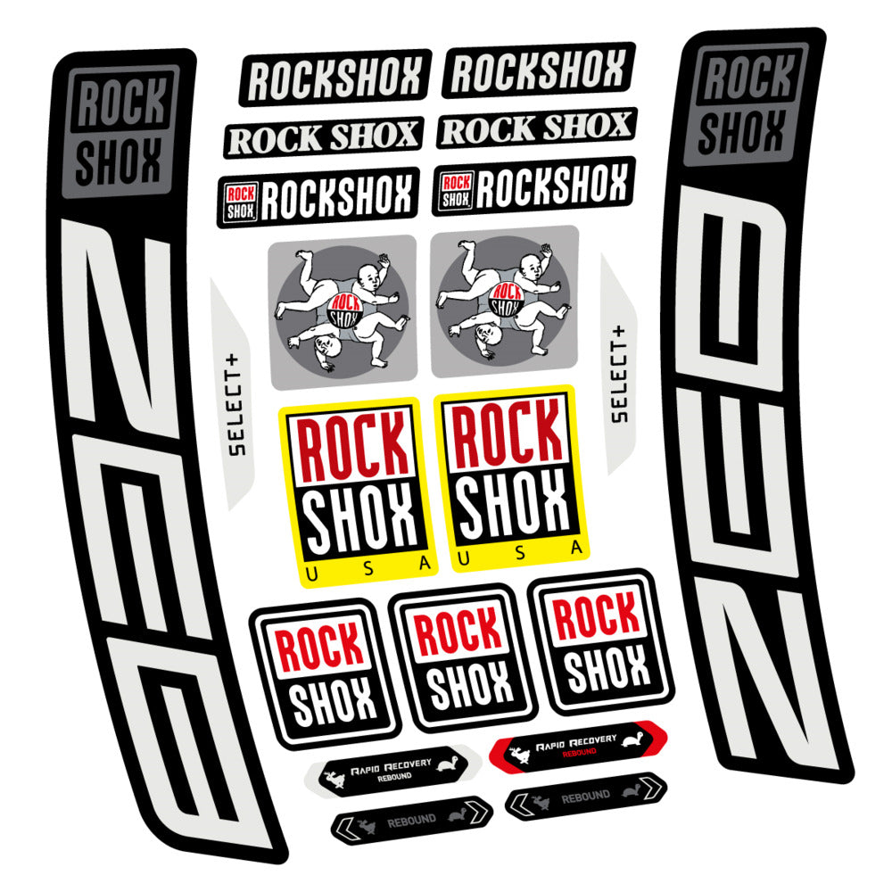 Decal RockShox ZEB Select+ 2027, Fork 29" 38mm, bike sticker vinyl