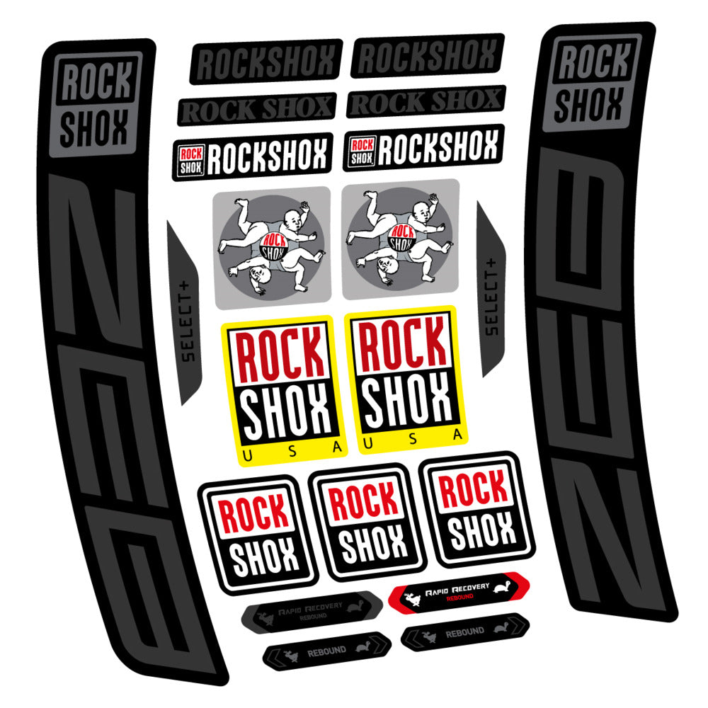 Decal RockShox ZEB Select+ 2027, Fork 29" 38mm, bike sticker vinyl