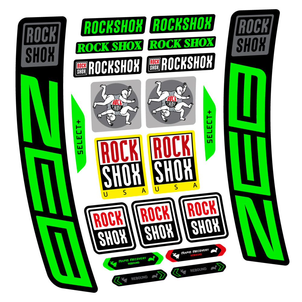 Decal RockShox ZEB Select+ 2027, Fork 29" 38mm, bike sticker vinyl