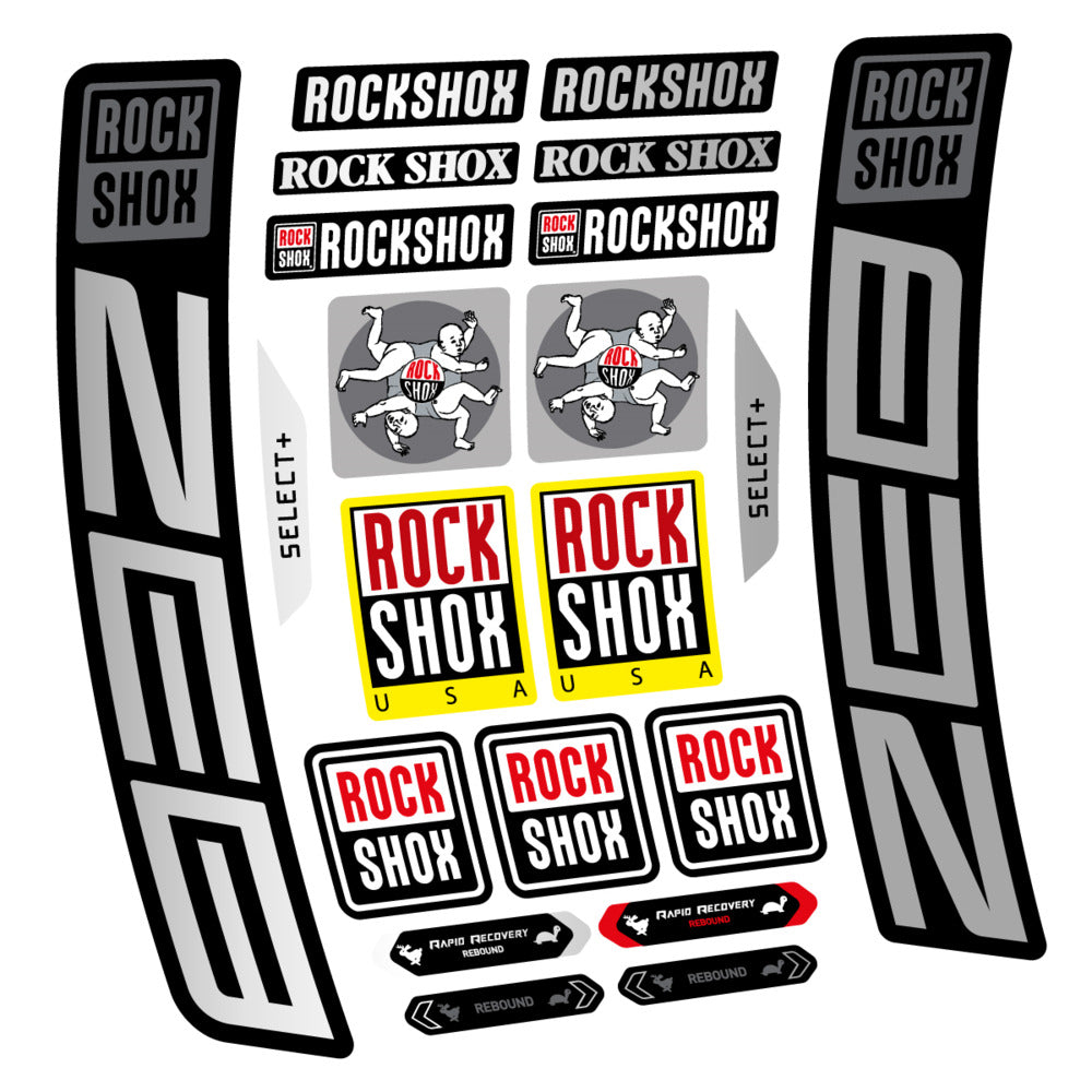 Decal RockShox ZEB Select+ 2027, Fork 29" 38mm, bike sticker vinyl