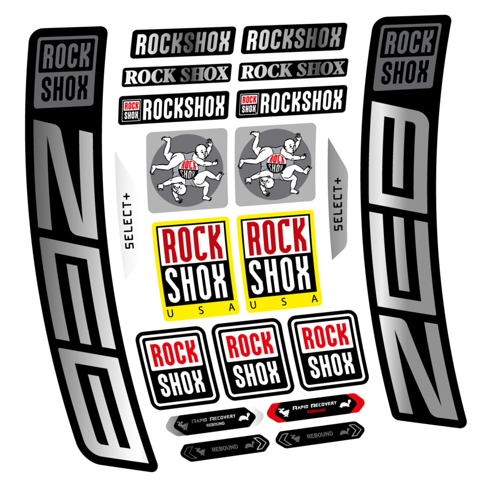 Decal RockShox ZEB Select+ 2027, Fork 29" 38mm, bike sticker vinyl